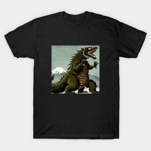 Vintage Godzilla The GOAT T-Shirt